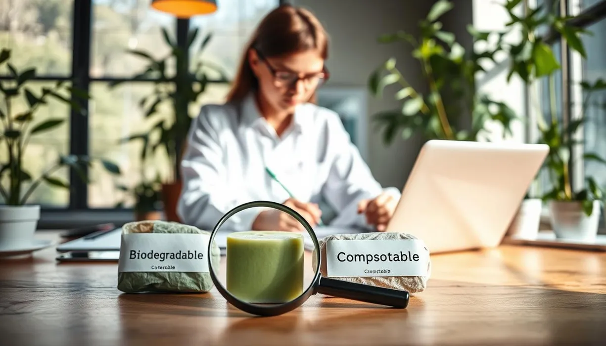 cover for Comparing Biodegradable vs. Compostable Products