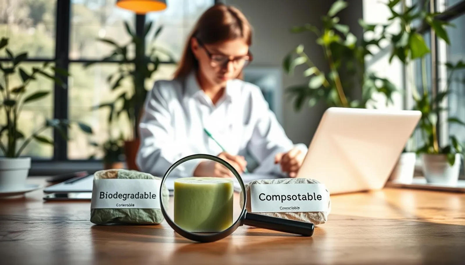 Cover for Comparing Biodegradable vs. Compostable Products