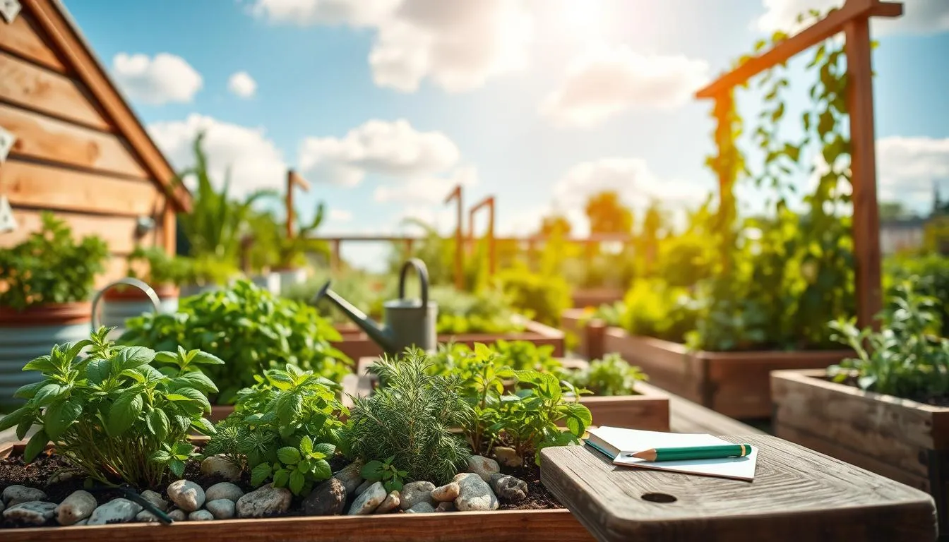 sustainable herbal garden planning