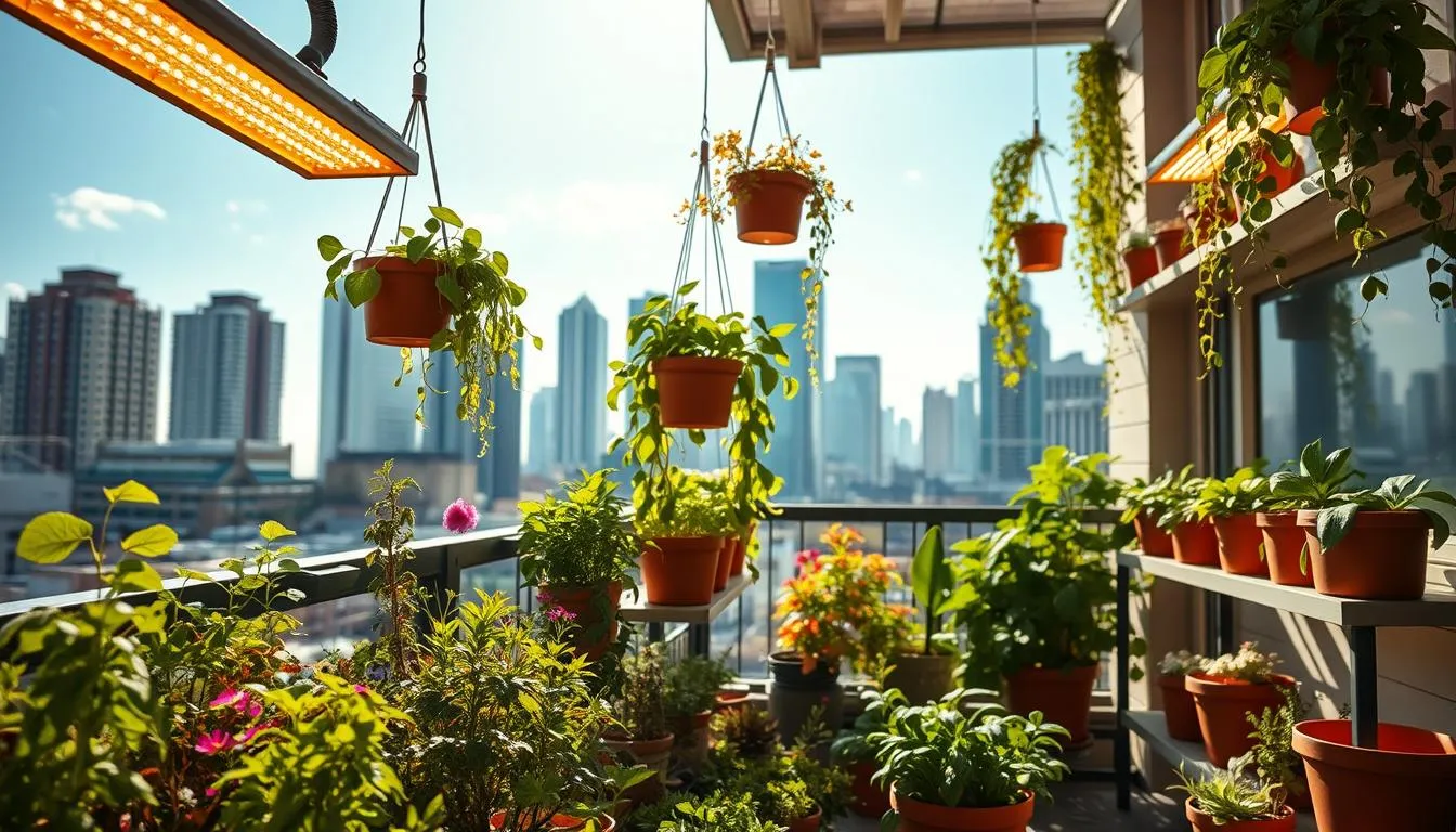 urban gardening light management